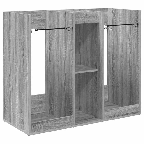 vidaXL Голф шкаф Едноцветен Сив Сонома 102 x 45 x 85,5 см