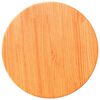vidaXL Плот за маса, кръгъл, восъчнокафяв, &Oslash;30x2,5 см, бор масив