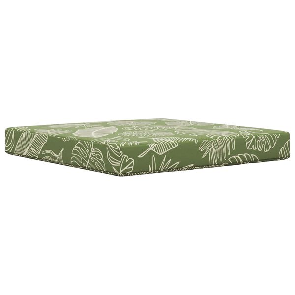 vidaXL Възглавница за диван на открито 3 pcs Дизайн с листа Полиестер