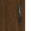 vidaXL Нощно шкафче, Кафяв дъб, 40x40x50 см, инженерно дърво