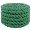 vidaXL Памучен канап 60 mm 10 m Зелено 100% Памук