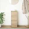 vidaXL Сайдборд, дъб сонома, 29,5x34x76 см, инженерно дърво