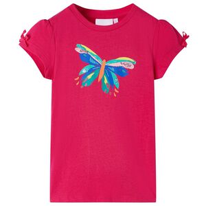 vidaXL Kids'T-shirt Pink 140 Ярко Розово 104