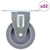 vidaXL 32 бр. Фиксирани колелца 75 мм