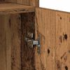 vidaXL Висок шкаф Старо дърво 80 х 42,5 х 185 см Инженерно дърво