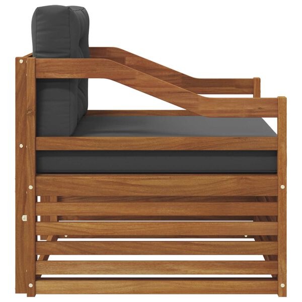 vidaXL Комплект дивани за открито Солидно акациево дърво Естествен