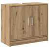 vidaXL Шкаф за баня със съхранение Дъб 63 x 29 x 55 cm Инженерно дърво