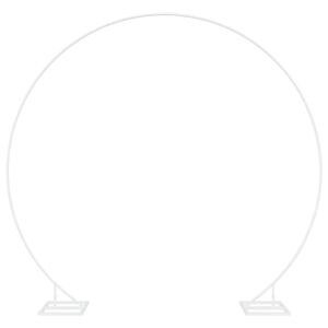 vidaXL Сватбена арка Бял 220 x 45 x 200 см Стомана