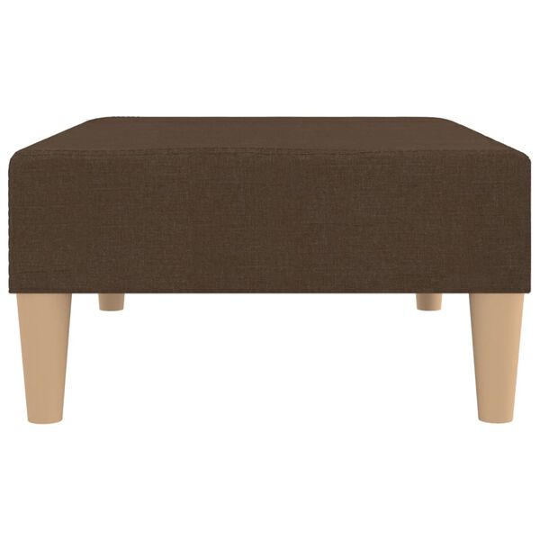 vidaXL Табуретка, кафява, 78x56x32 см, текстил