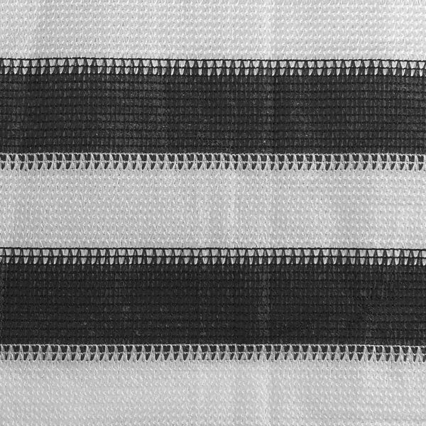 vidaXL Балконски екран, HDPE, 90x400 см, антрацитно сиво и бяло