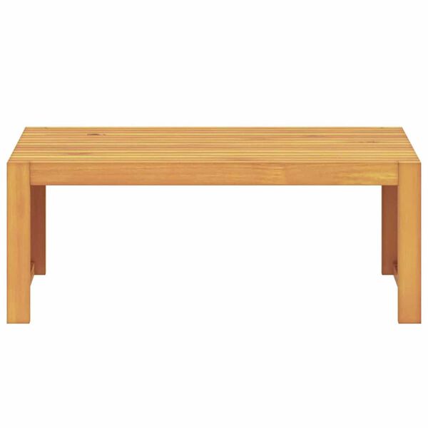 vidaXL Странична маса Кафяво 90 x 45 x 35 cm Солидно акациево дърво