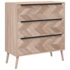Finori Шкаф с чекмеджета Lusk 03A, дъб сонома, 80x38,5x87 см