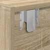 vidaXL ТB шкаф, Дъб сонома, 80x31x25,5 см, инженерно дърво