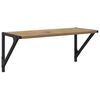 vidaXL Стени за рафтове 2 pcs Дъб 60 x 25 x 25,5 cm Инженерно дърво