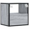 vidaXL Стенно нощно шкафче Grey Sonoma 40x31x39,5 cm