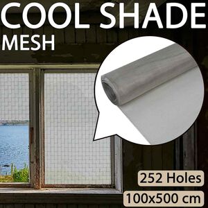 vidaXL Мрежести огради 100 x 500 cm Mesh Неръждаема стомана 201