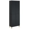 vidaXL Комплект шкафове 2 pcs 66 х 34,5 х 95 см Инженерна дървесина