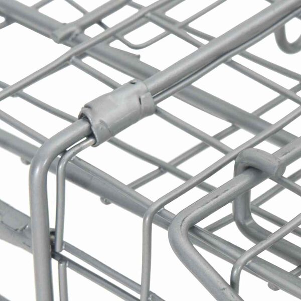 vidaXL Капан за животни Антрацит 61 x 20 x 21,5 см Стомана