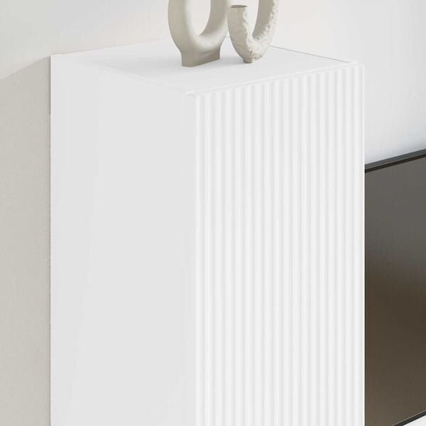 vidaXL TV стенен шкаф 2 pcs Бяло 30 x 31 x 60 см Инженерно дърво