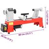 vidaXL Струг за дърво с регулиране на оборотите, 457 мм, 550 W