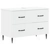 vidaXL Шкаф за мивка в баня HAARLEM Бяло 82 x 41 x 58,5 см