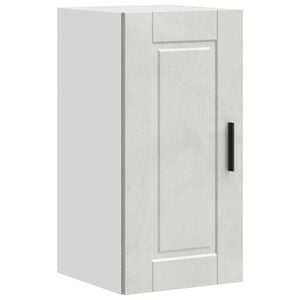 vidaXL Кухненски стенен шкаф Porto, бетонно сив, инженерно дърво