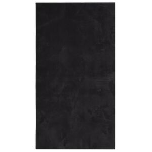 vidaXL Килим HUARTE с къс косъм, мек и миещ се, черен, 60x110 см