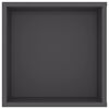 vidaXL ТВ шкаф за стенен монтаж, сив, 102x35x35 см, инженерно дърво