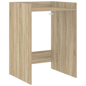 vidaXL Шкаф за пералня Сонома 67,5 x 62 x 97 см Инженерна дървесина