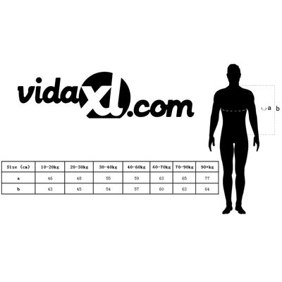 vidaXL Спасителни жилетки, 4 бр, 100 N, 40-60 кг