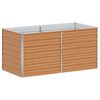 vidaXL Градинска повдигната леха Светло кафяво 160 x 80 x 77 cm