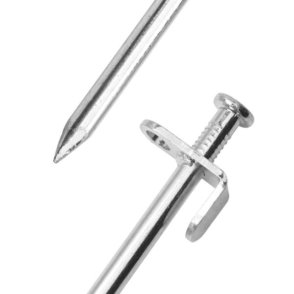 vidaXL Колчета за палатка 24 бр 19,5 см 8 мм поцинкована стомана