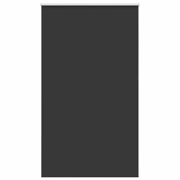 vidaXL Ролетна щора Blackout черна 130x230см ширина на тъканта 126,6см