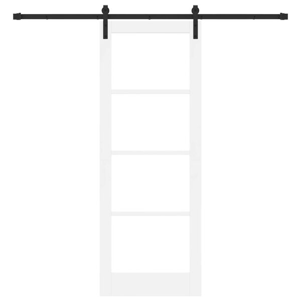 vidaXL Преплъзваща се врата ORKDAL Бяло 78 x 211 см