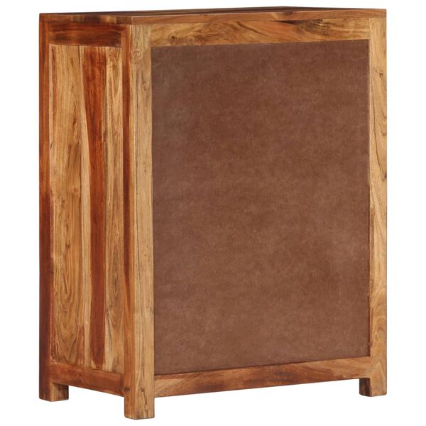 vidaXL Сайдборд, 58,5x35x75,5 см, акациево дърво масив