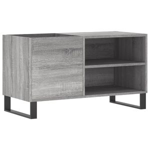 vidaXL Шкаф за винилови плочи сив сонома 85x38x48 см инженерно дърво