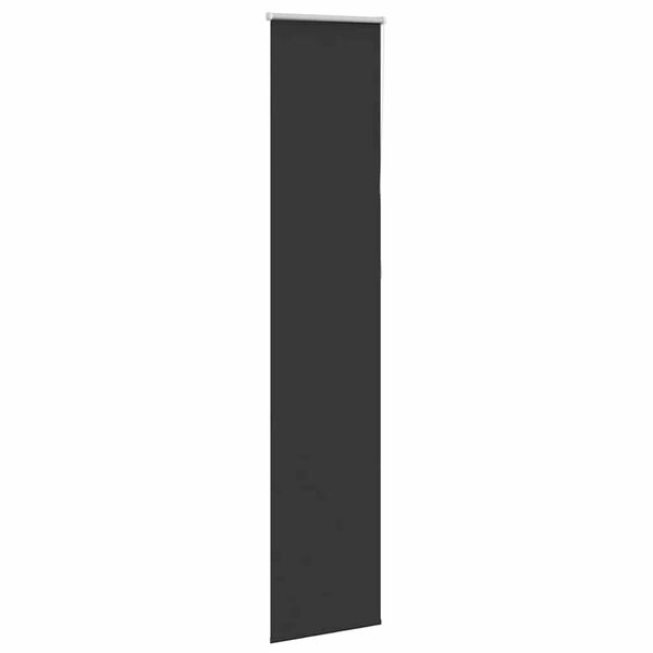vidaXL Ролетна щора Blackout Black 50x210 cm Ширина на плата 45,7 cm