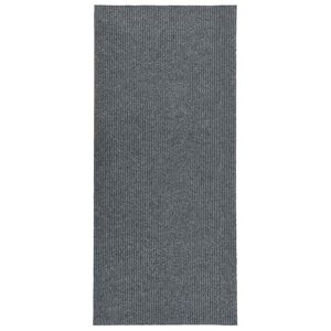 vidaXL Абсорбиращо мръсотията килимче, 100x250 см, сиво