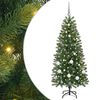 vidaXL С изкуствено коледно дърво Зелен 150 cm PE и PVC