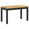 vidaXL Масичка за кафе Бяло и черно 60,5 x 30 x 36 см