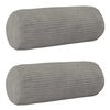 vidaXL Калъфка за възглавница 2 pcs HEERLEN Светлосиво &Oslash; 15 x 40 см
