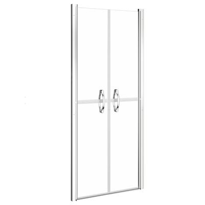 vidaXL Врата за душ, прозрачно ESG стъкло, 91x190 см