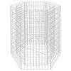 vidaXL Хексагонален габион повдигната леха, 100x90x100 cм
