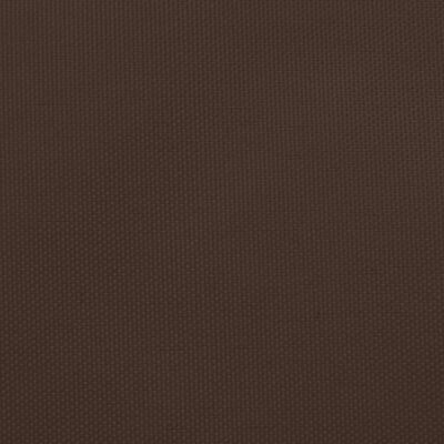 vidaXL Платно-сенник, Оксфорд текстил, трапец, 3/5x4 м, кафяво