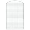 vidaXL Дъговидна габионна кошница 150x50x220/240 см поцинковано желязо
