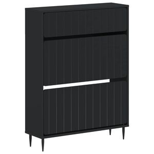 vidaXL Шкаф за обувки ZWOLLE 78 x 24 x 103 см Инженерна дървесина