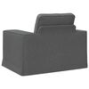 vidaXL Диван 60cm Тъмен сив Метал
