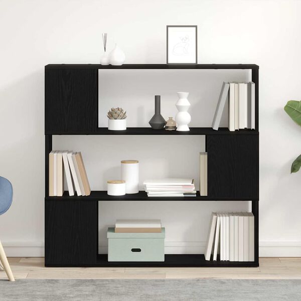 vidaXL Комплект ТВ шкаф Черния дъб 100 x 24 x 94 cm Инженерно дърво