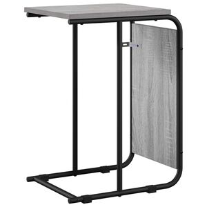 vidaXL Странична маса Сив Сонома 40 x 31 x 55 см Инженерна дървесина