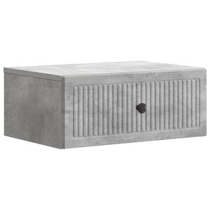 vidaXL Нощен шкаф Бетонно сиво 49 x 34,5 x 20 см Инженерна дървесина